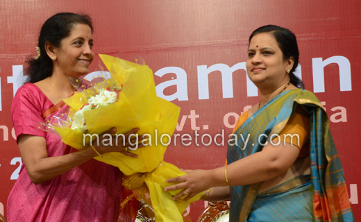 Nirmala sitaraman in Mangalore